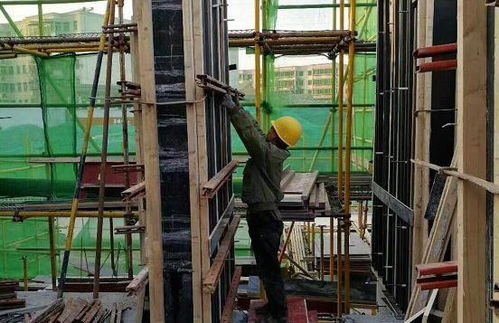 天建新型建筑模板加固體系應用于 中房 美域熙湖項目 施工現場